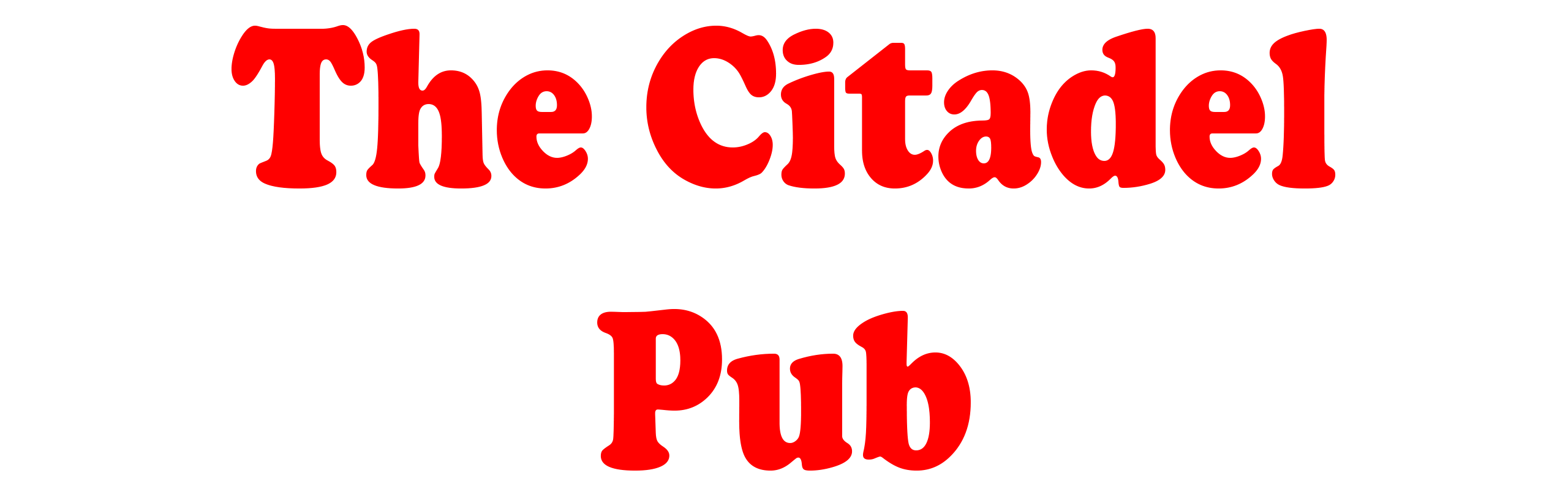 The Citadel Pub